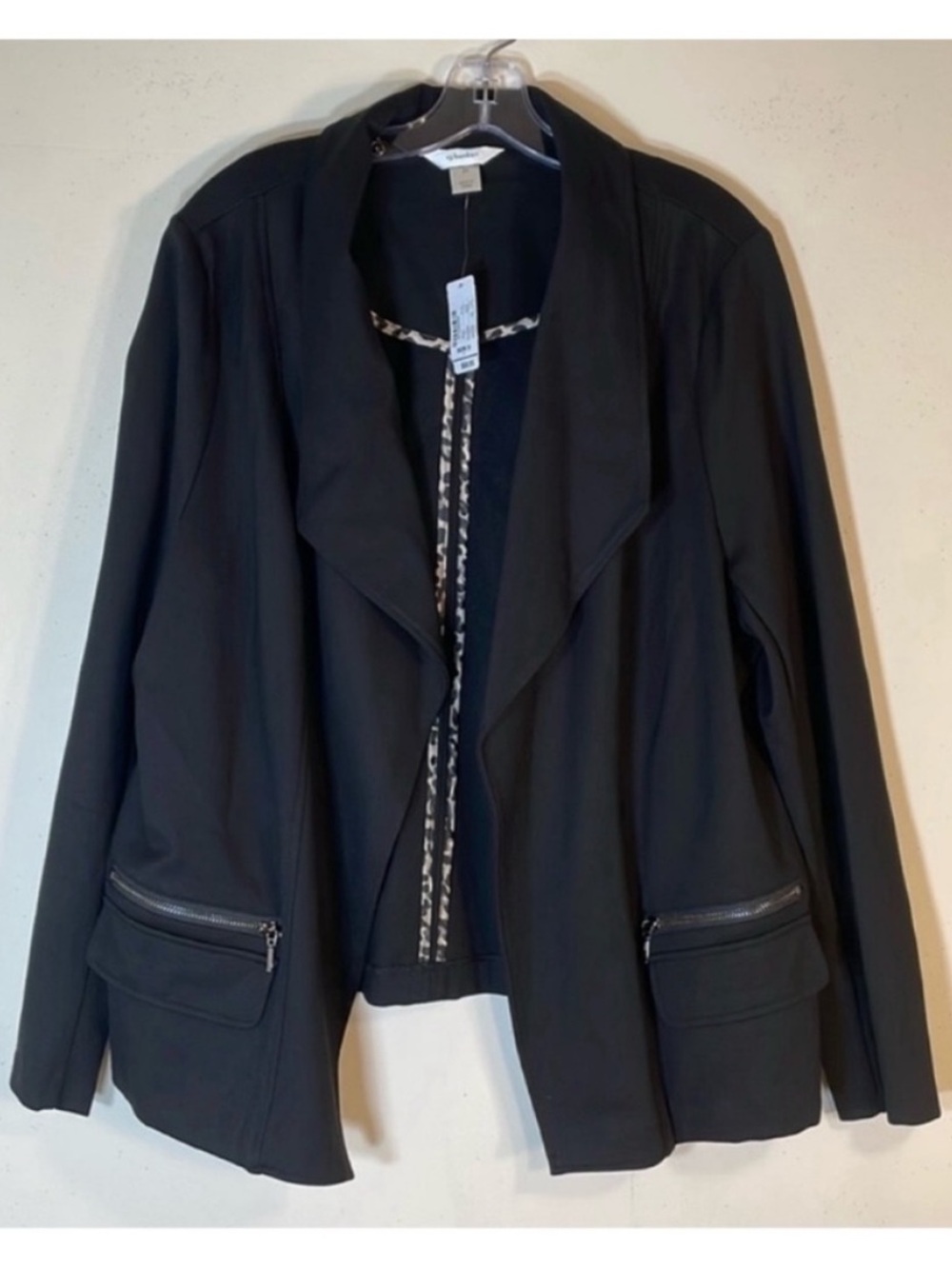 C J Banks Open Front One Layer Jacket. 2X. NWT.